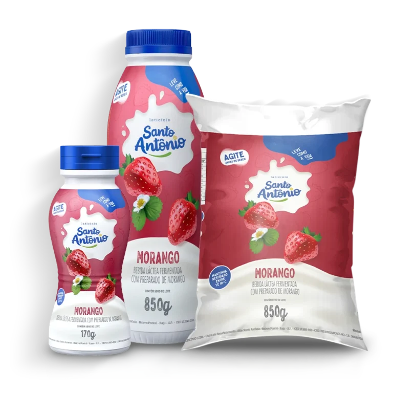 Bebida láctea sabor <b>morango</b>