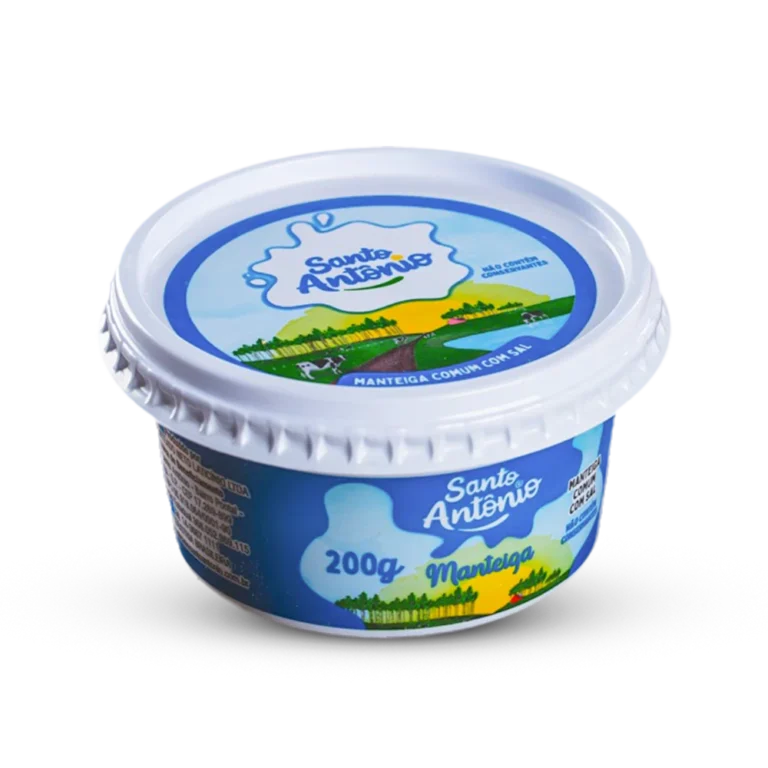 Manteiga comum com sal 200g